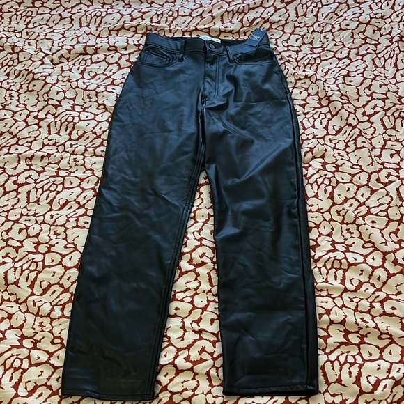 NWT Abercrombie leather pants - Picture 2 of 4